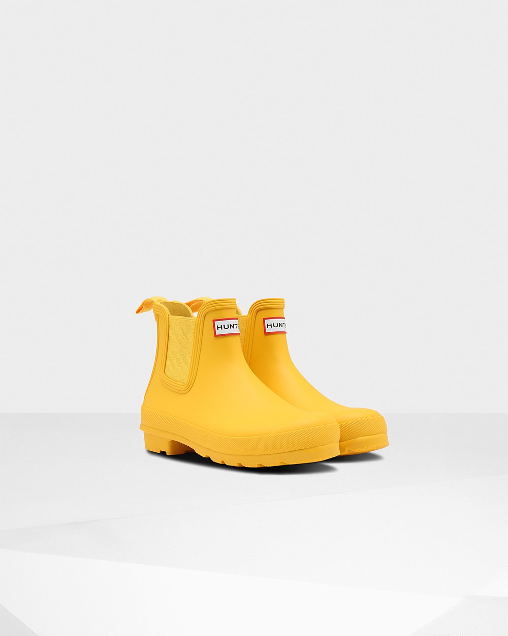 Womens Chelsea Boots - Hunter Original (65NAPRBQW) - Yellow